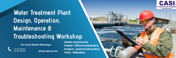 Water Treatment Plant Design Operation Maintenance Troubleshooting Workshop - Made with PosterMyWall